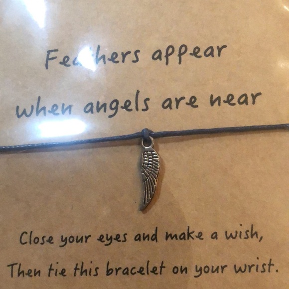 NIP Leather Cord and Charm Tie on Bracelet - Picture 1 of 5